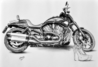 kresba_zatisi-motorka_harleydavidson-lodicky