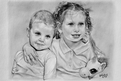 kresba-portret-mali_sourozenci